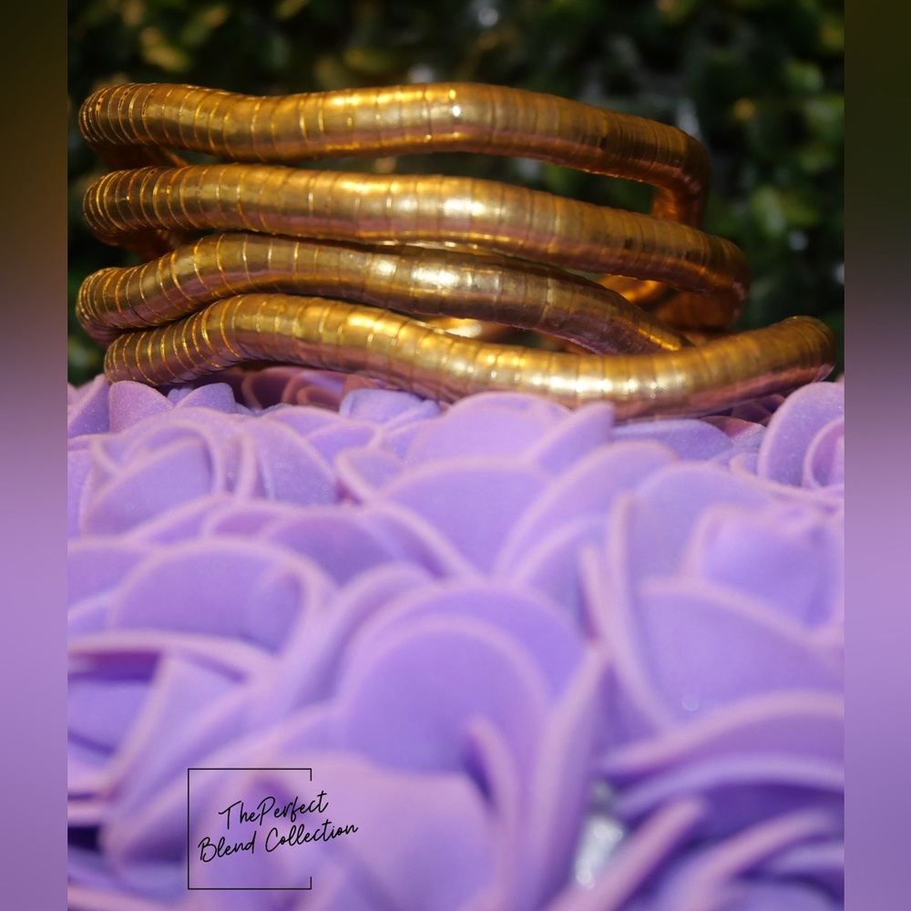 Beautiful Gold flexible, wrap bracelet OR Necklace! You Decide!!